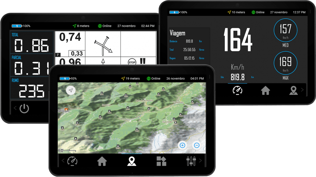 Drive Mode Dashboard Transform your tablet or phone into a motorcycle
